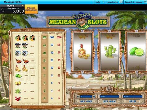 Play Mexican Slots Online .